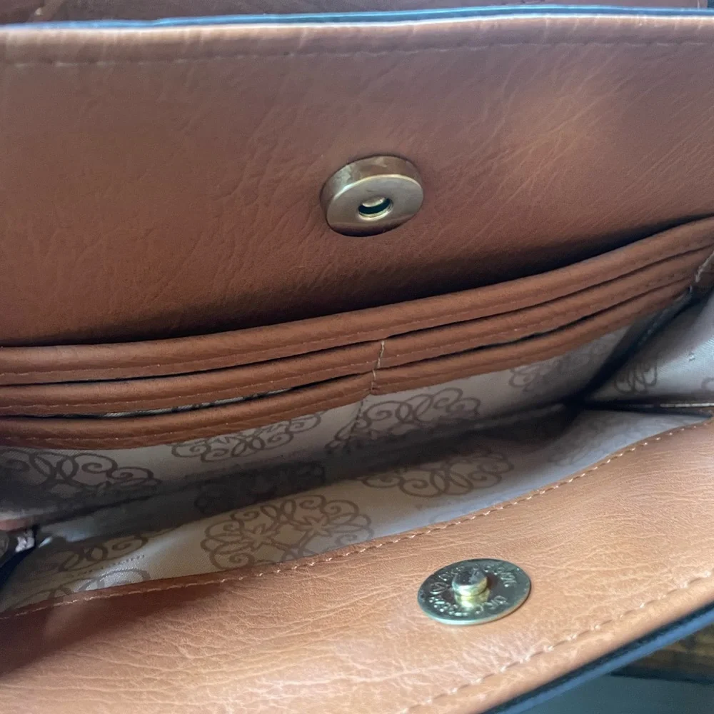 Enzo Angiolini Brown Leather Purse